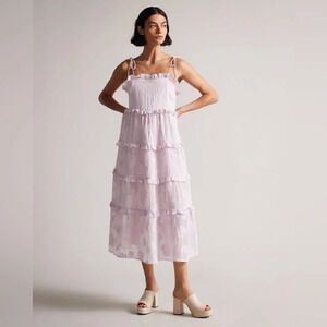 TED BAKER LONDON
Heidih Midi Dress - Purple Sz : 6